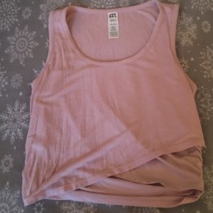 CROPPED PINK TANK TOP